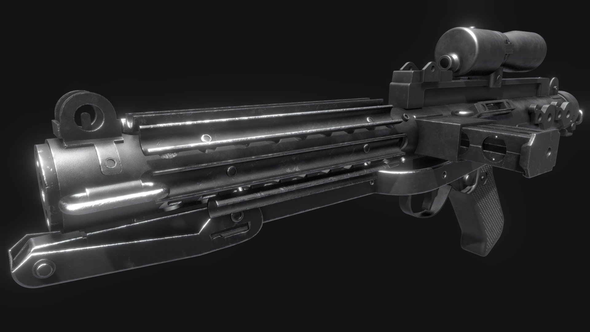 BlasTech E-11 Blaster RIfle - 3D model by Ryley Dodd (@ryleydodd ...