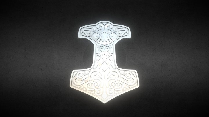 Thor's hammer 3D Model