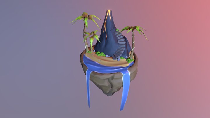 Un cachito de Oahu 3D Model