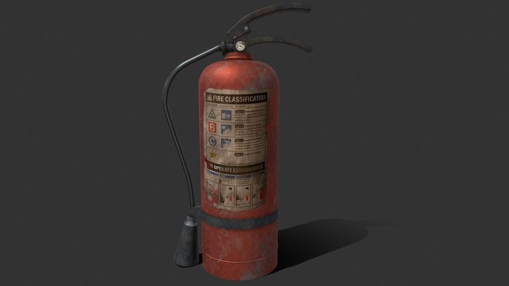extinguisher 3D Model