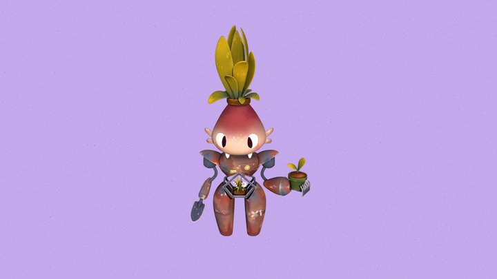 Robot Planteur 3D Model