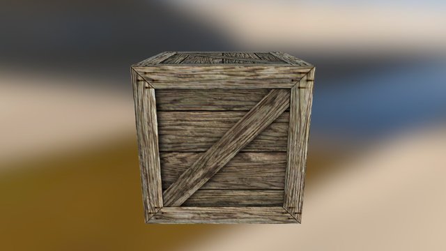Normal Map Box 3D Model