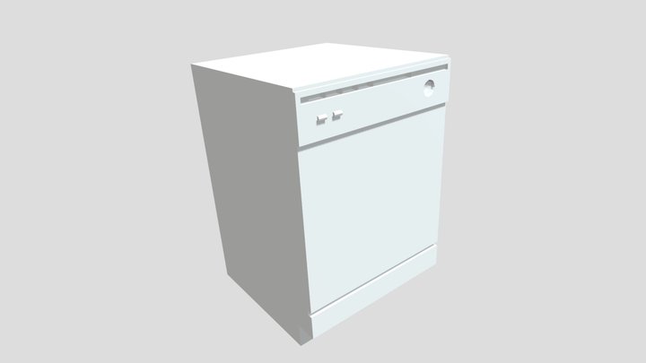 Dishwasher 1990s 3D Model