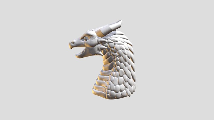 Dragon_upper_body_Weekly39 3D Model