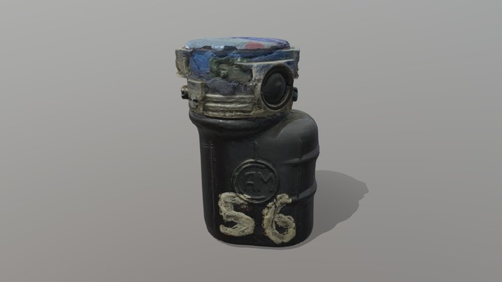 Grisoumetre portatif oldham 3D Model