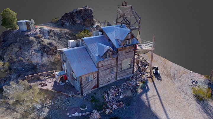 Nelson Ghost Town House 3D Model