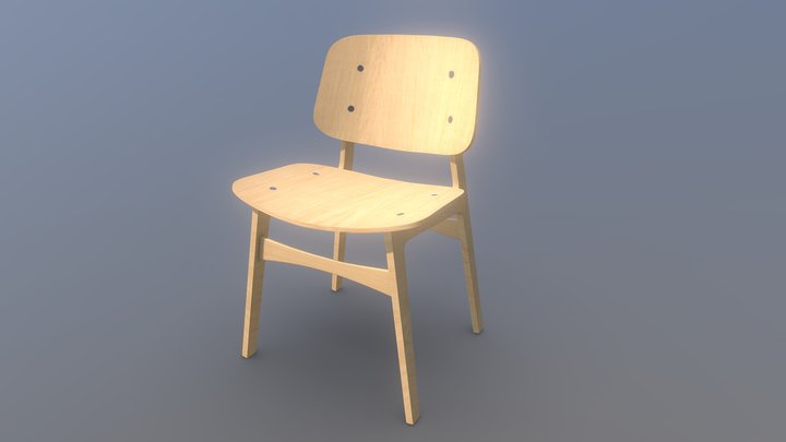 Fredericia SOBORG Chair 3D Model