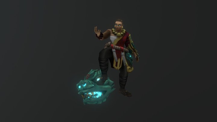 Illaoi from League of Legends - 3D Model by vipkat