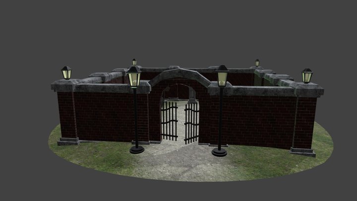 Rose_Themed_Environment_Final 3D Model