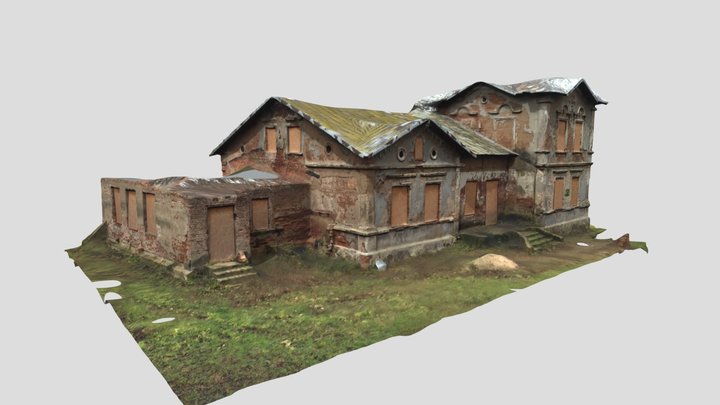 Dwór Kliczewo Małe 3D Model