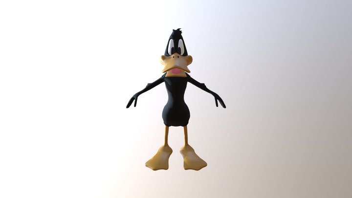 Duck Texture 3D Model