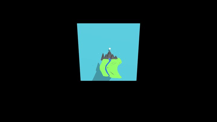 moutain range 3D Model