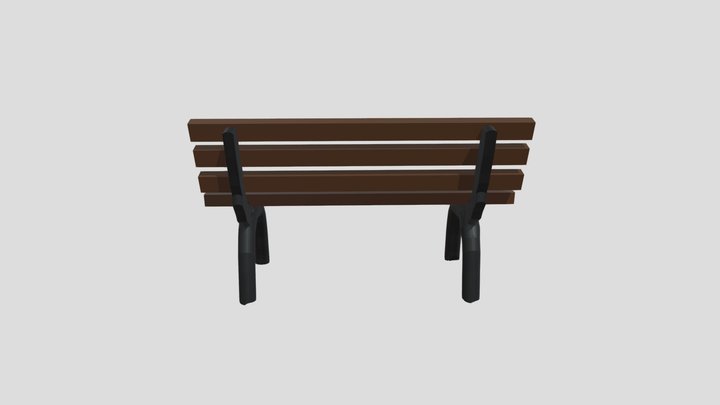 Gazebo and Bench 3D Model