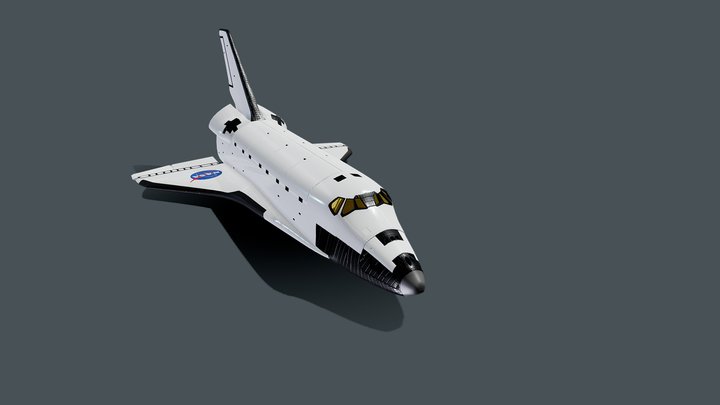 Space Shuttle – Modelo 3D gratuito STL