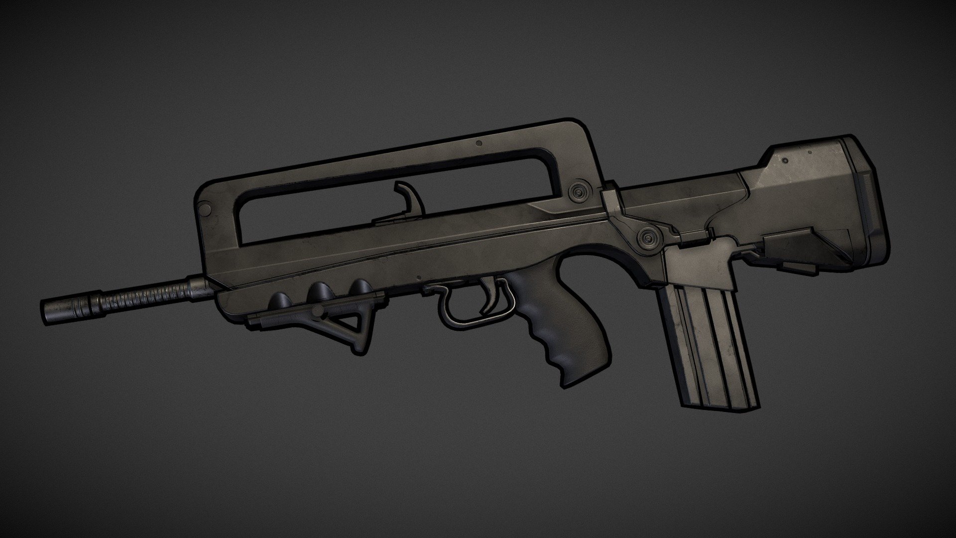 Famas 3D model by Blood Holders (Blood_Holders) [892a01d] Sketchfab