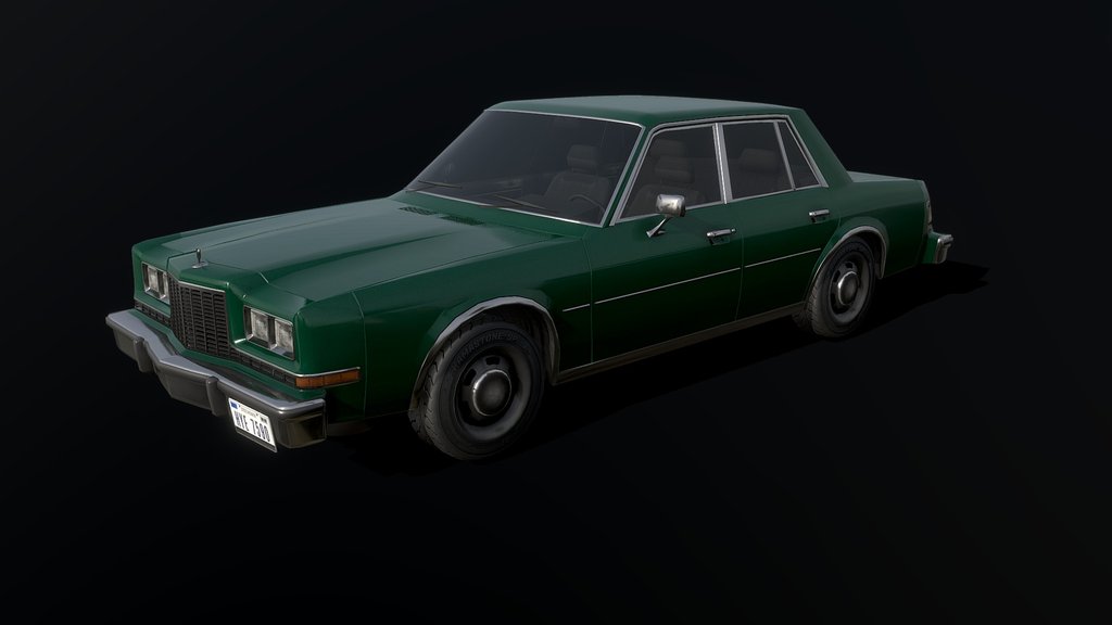 Negotiator '80 - Low poly model