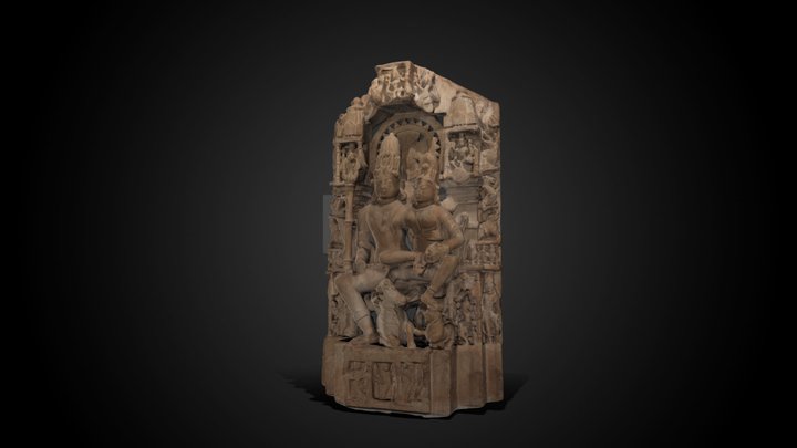 Uma-Maheshvara, 10th - 11th C CE – Gratis 3D-model STL