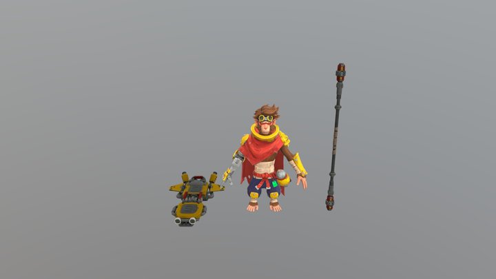 Age of Apes | Wukong [WIP] 3D Model