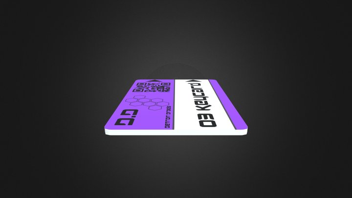 Keycard Model 3D Model