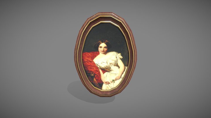 Old Painting 3D Model