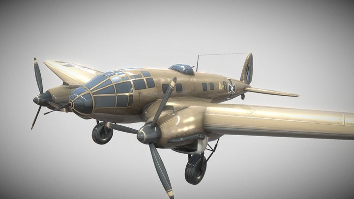 Heinkel He 111 3D Model