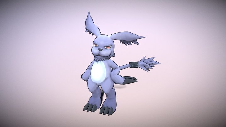 Gazimon - Digimon 3D Model