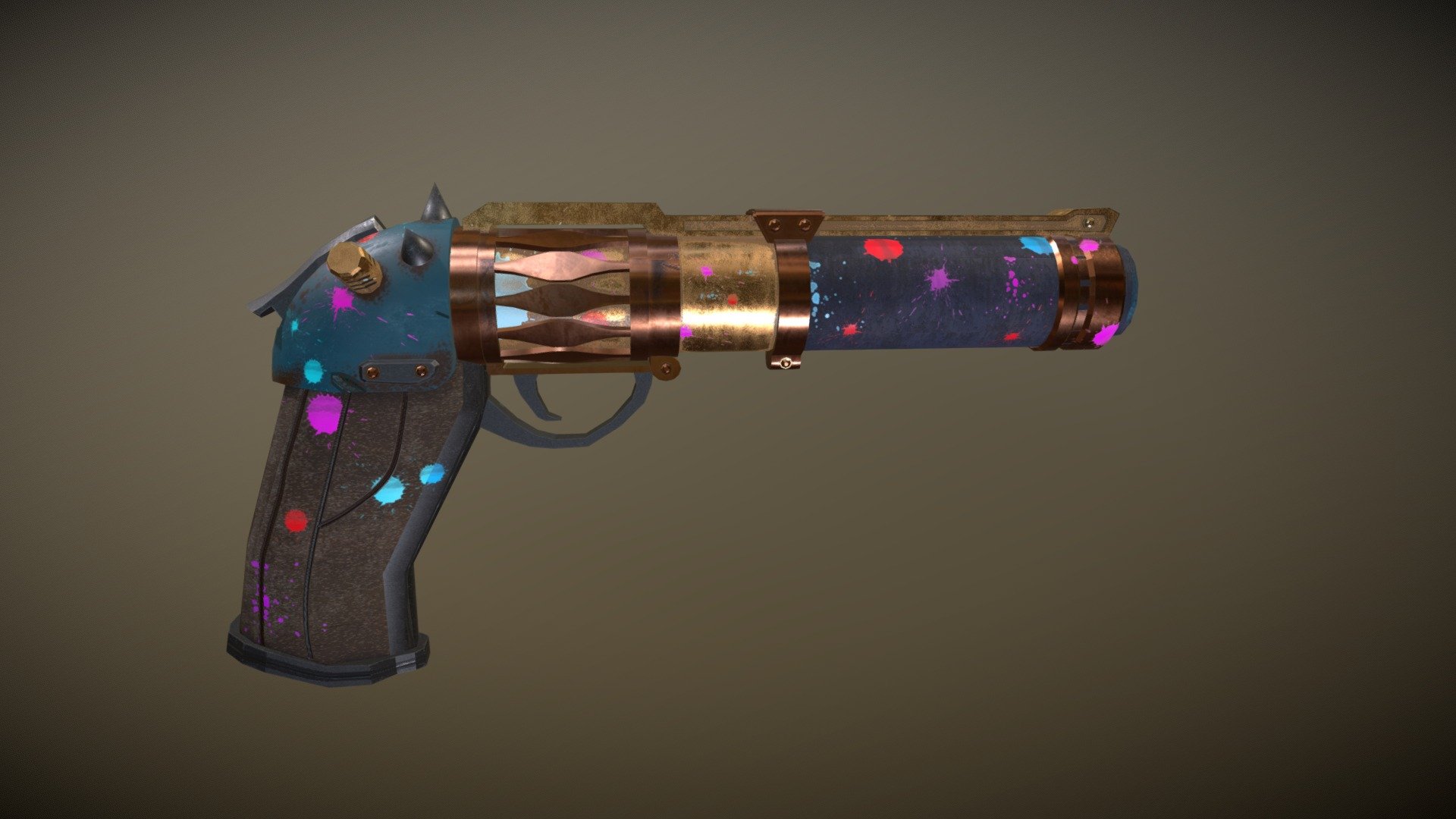 jinx arcane pistol - 3D model by malika.muhangalieva [892f575] - Sketchfab