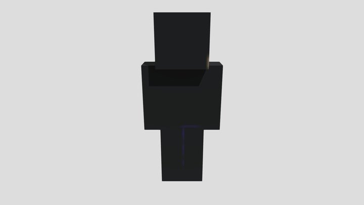 Minecraft character without bones 3D Model
