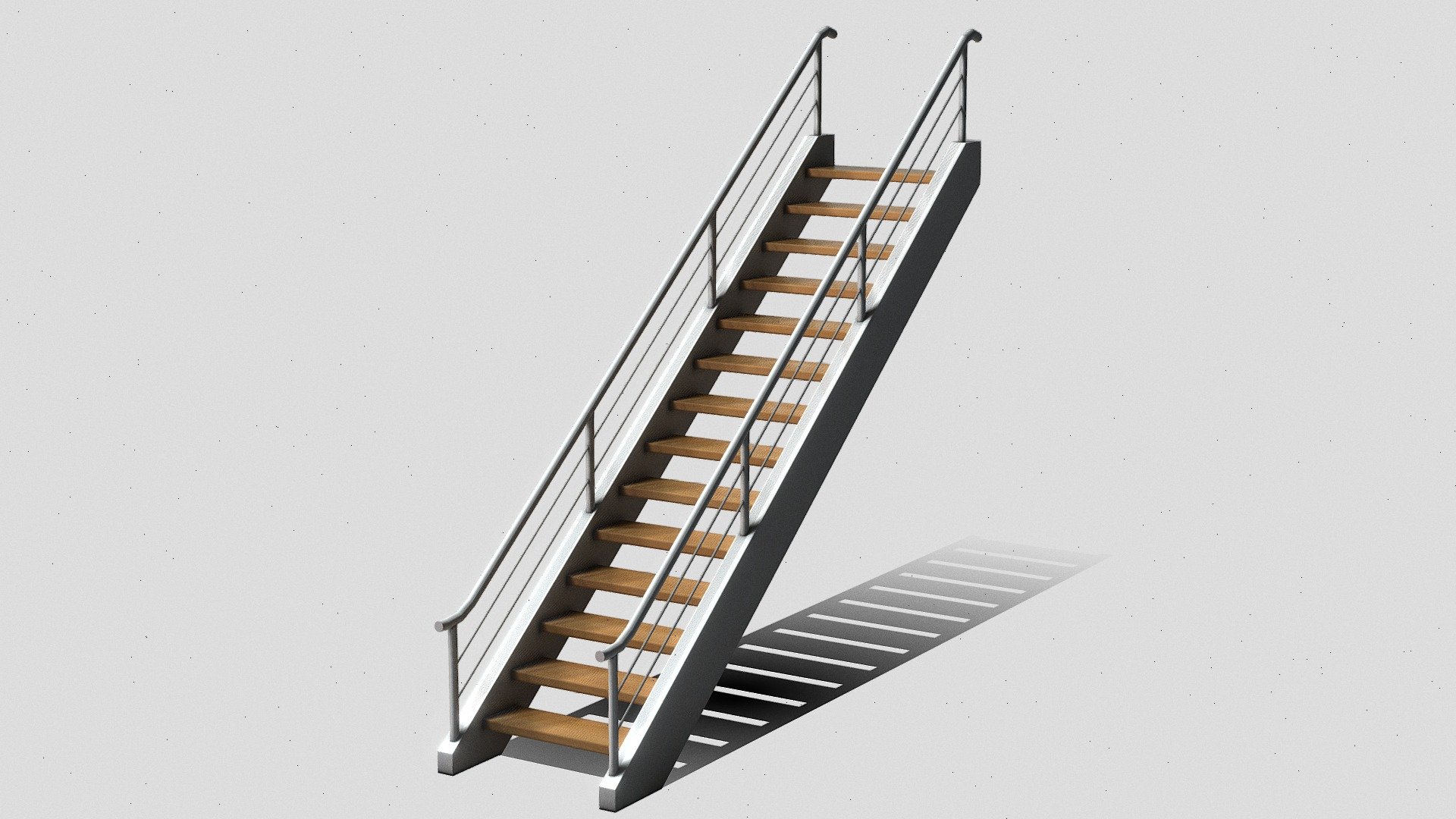 Staircase Free 3D Model - 3D model by ₦₥₵ ฿₵ (@nmcbc) [892fe3f] - Sketchfab