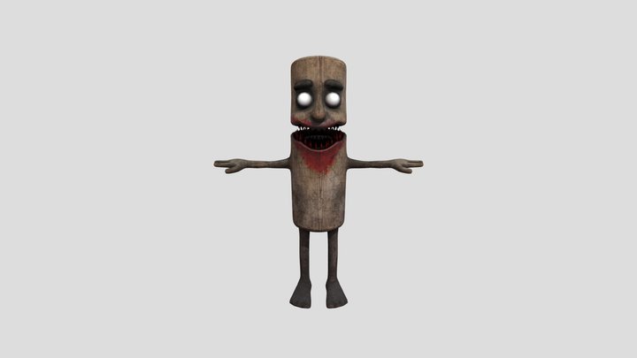 Tung_tung_tung_sahur_for_horror_free_download 3D Model