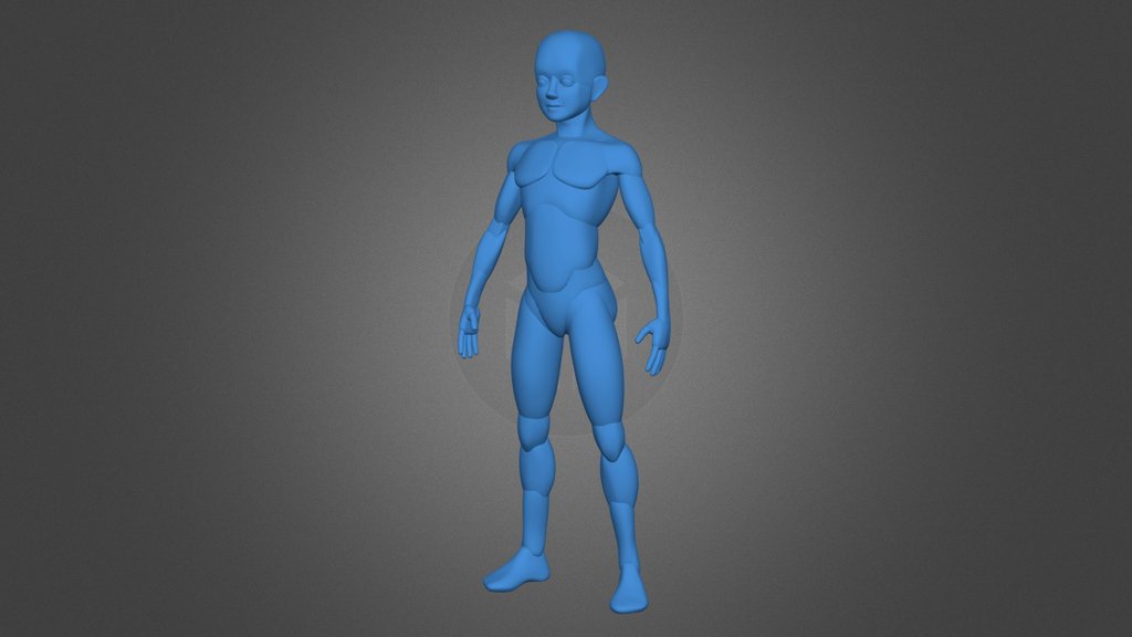Blockout Stylized Male Lightweight