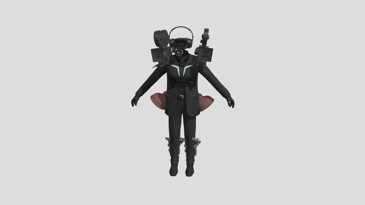 Upg_plunger_cameraman 3D Model
