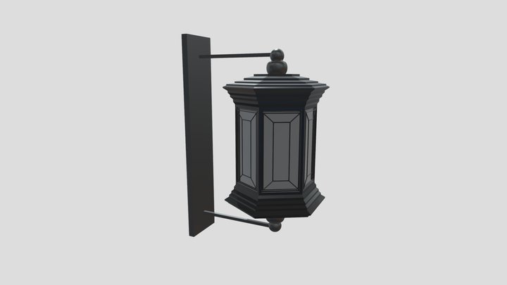 lamp 3d  model for games 3D Model