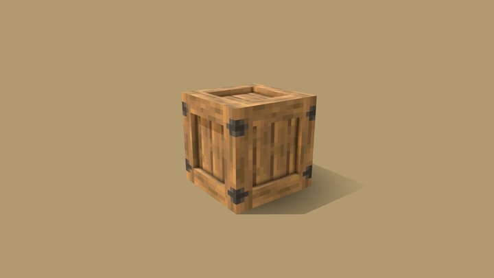 Interior - Wooden Crate  [Minecraft] – Modèle 3D gratuit STL