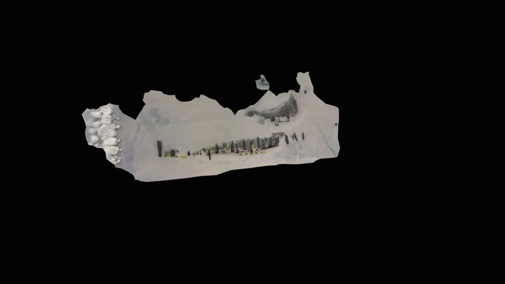 Three Sisters_ Shipwreck_ Lipson Cove 3D Model
