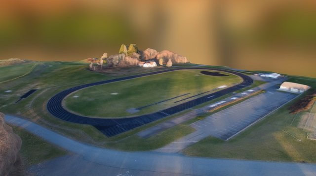 Sports Complex Track - Honesdale, PA 3D Model