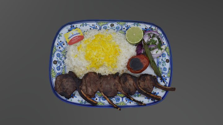 Shishlik_Lamb Cutlets (#1) 3D Model