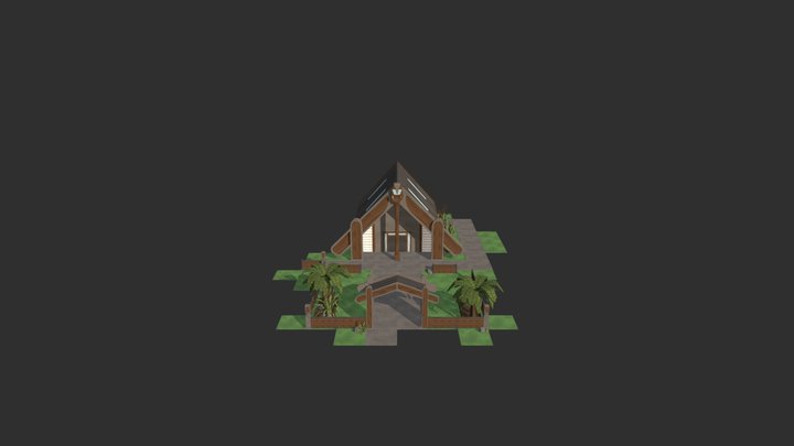 Modern Marae 3D Model