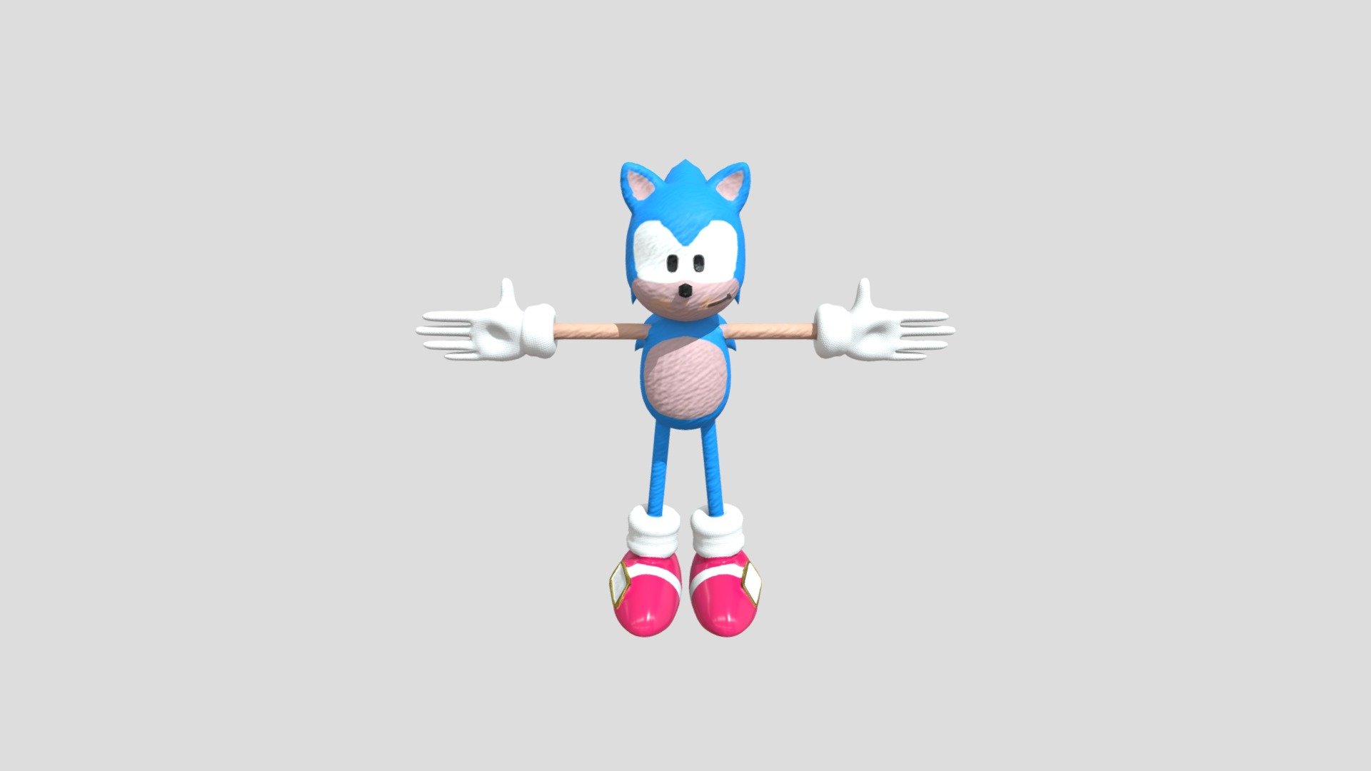 SANIC - 3D model by Tom.Radero [8938dc3] - Sketchfab