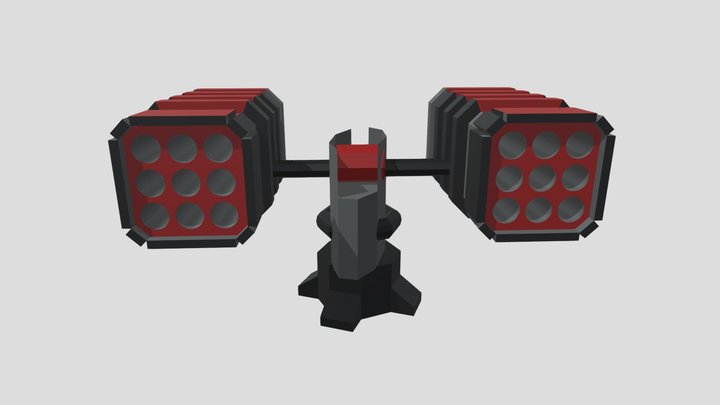 Missile_ Turret 3D Model