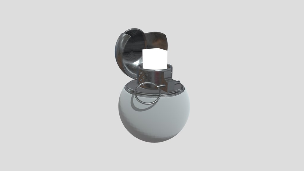 Pyro Grenade W Burning Flame