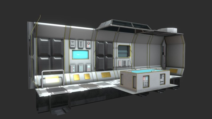 SciFi Modular Asset Pack 3D Model