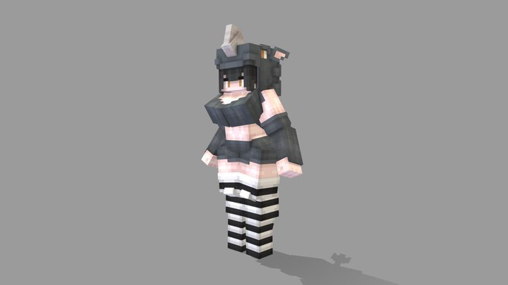 Rhino Girl 3D Model