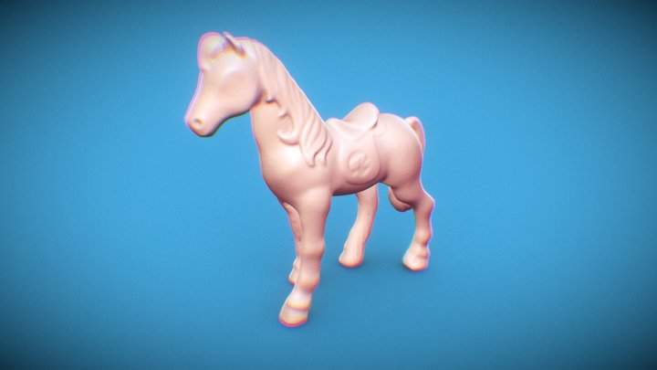 Barbie Horse 3D Model