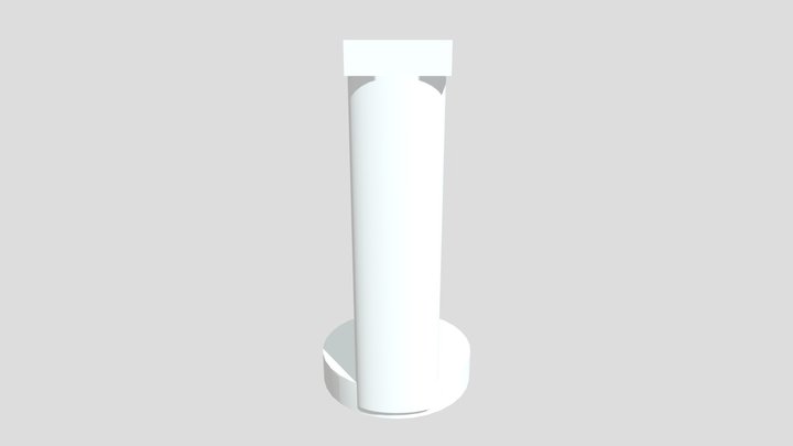 Stylish 3D Headphone Stand 3D Model