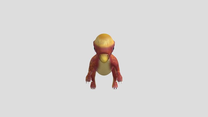 Pachycephalosaurus_Hi 3D Model