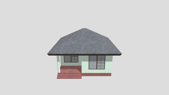 Single room, single storey house