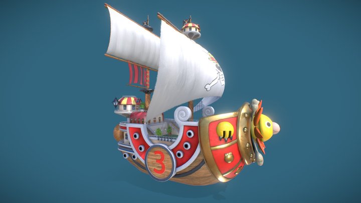 Thousand Sunny from One Piece 3D Model