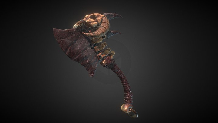 Shaman axe 3D Model