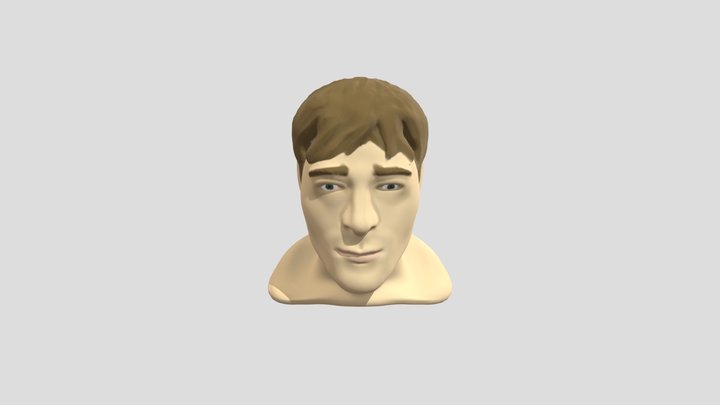 Head self portrait- zbrush 3D Model